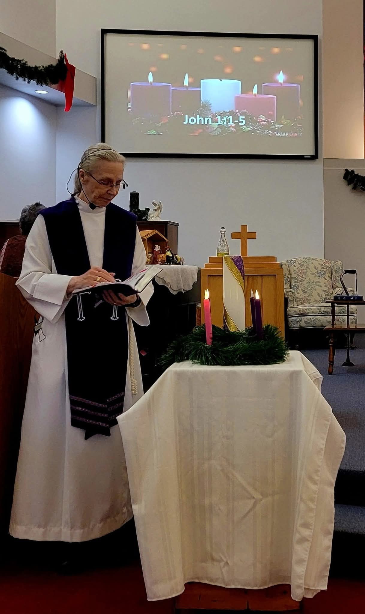 Reverend Toth, pastor of Bethany Presbyterian Church